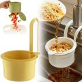 Self Cleaning Kitchen Sink Strainer Basket Press Automatic Dumping Waste Catcher Faucet Hanging Draining Basket Trash Filter. 