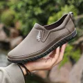Orfails❤Men low rain boots, shallow water shoes, summer thick short rain boots, anti-slip and wear-resistant rubber shoes, shipping from Thailand. 