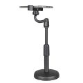 Tiktok, sketch and Art drawing, and YouTube videos creator Compatible Compact Lightweight Mobile Smart Phone Tripod Stand - Black. 