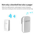 Wireless Outdoor Doorbell Waterproof No Battery Required Self-Powered Door Bell Sets Home Outdoor Kinetic Ring Chime Doorbell. 