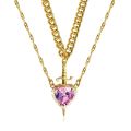 Snow White and The Huntsman Couple Heart and Sword Pendant Necklace for Women Romantic Wedding Valentine's Day Jewelry s.