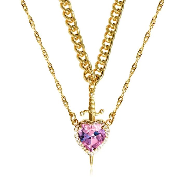 Snow%20White%20and%20The%20Huntsman%20Couple%20Heart%20and%20Sword%20Pendant%20Necklace%20for%20Women%20Romantic%20Wedding%20Valentine's%20Day%20Jewelry%20s%20-%20Image%207