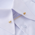 High end men's collar needle spiral buckle For Men Shirt Minimalist Wedding Souvenirs Man Fashion Cuffs.