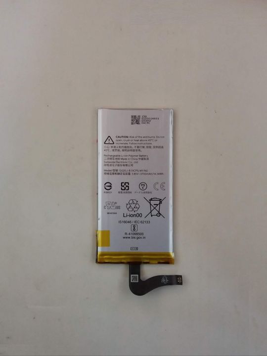 Google Pixel 4 XL Battery Replacement Capacity 3700 mAh