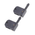 2Pcs Car Washer Nozzle Spray Jet Fit For Mercedes-Benz Vito W638 Sprinter Mounted onto Wiper Arm Pair For Ssangyong.