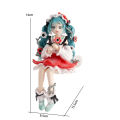 Anime Figure Wedding Dress Action Figures Kawaii Swimsuit Vocaloid PVC Collectible Model Toys Girl .