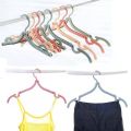 5pcs/10pcs Foldableable Portable Clothes Hanger Travel Portable Clothes Hanging Rack Multi-functional Storage Home Business Trip. 