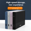 Blueendless USB3.0 HDD Hard Drive HDD Case Sata Case Aluminum 2.5 HDD Encolsure for Laptop PC External HD Case Hard Drive. 