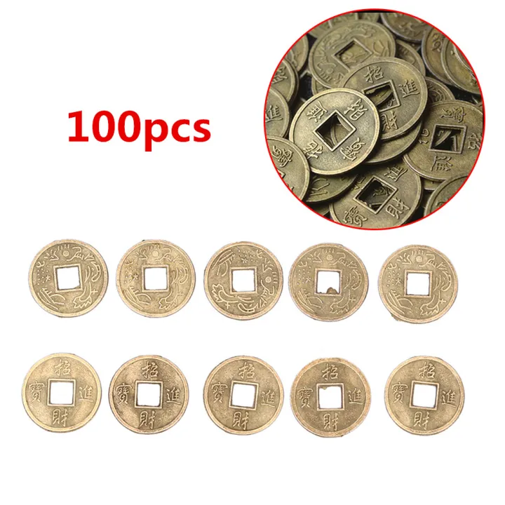 20Pcs Feng Shui i-ching fortune Coin dia: 2,8 cm/2.8 cm monete + Gift bag SKU: Y1027