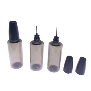 1Pcs 30ML PET Clear Vial With Long Thin Needle Tip Dropper Bottle For Vape Smoking Oil Accessories Liquid Jar