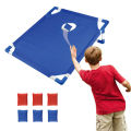 Portable Cornhole Set with 1 Cornhole Game Board and 6 Bean Bags for Yard Toss Game. 