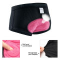 WOSAWE Women Cycling Underwear Breathable Mesh Shockproof Cycling Shorts 3D Pad Road Bike Shorts Riding Bicycle Underpant.