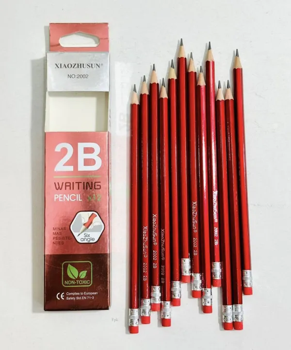 Writing%20pencil%20sketching%20pencil%202B%20pencil%2012pcs%20pencils%20-%20Image%203