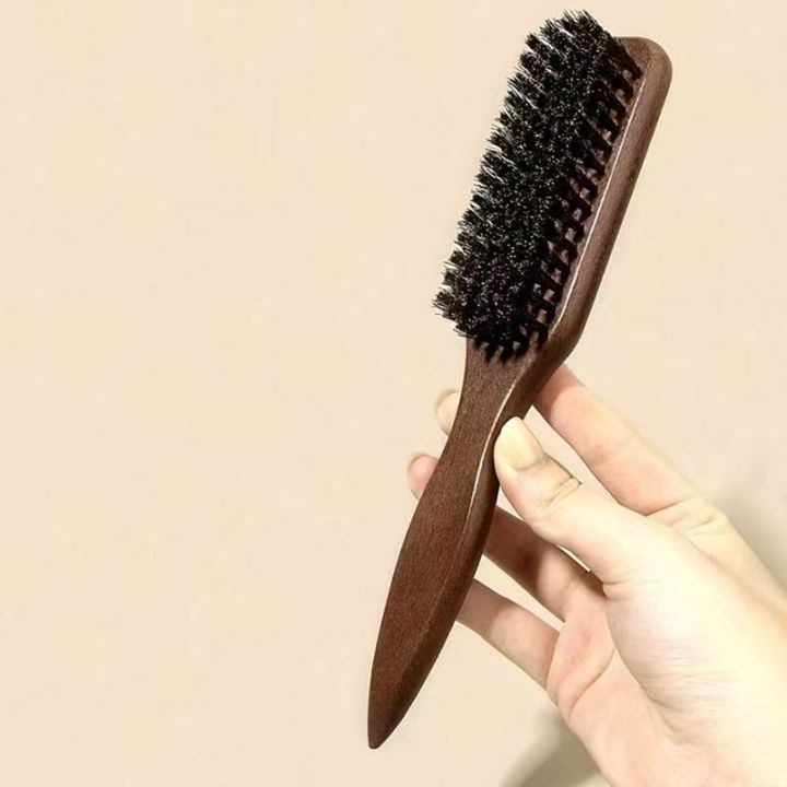 Boar%20Bristle%20Hair%20Brush%20(Unisex)%20-%20Fragrance-Free%20Professional%20Barber%20Styling%20Bristle%20Brush,%20Suitable%20for%20Thick/Fine%20Hair%20-%20Image%203