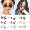 Metal Hippie Sun Glasses UV400 Protection Punk Eyewear Small Round Sunglasses for Women & Men Circle Retro Shades Sunglasses. 