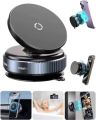 Magnetic CarPhone Mount 360° Adjustable Vacuum Suction Foldable Phone Holder Universal Dashboard Windshield Mount for Navigatio. 