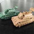 1/72 Chinese HQ-17 Antiaircraft Missile Vehicle Wargame Table Toy Car Adhesive Free Quick Assembly Tank Model Kit.