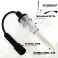 Universal Ignition Spark Tester Engine Diagnostic Tool In Line Checker with Metal Connectors for Car Truck Lawnmower Motorcycle.