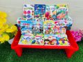 Jhilmil knowledge box,jhilmil 12 piece book and table for kids, learning game books for kids. 