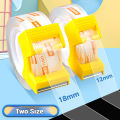 Deli 2 Rolls Transparent Tape with Dispenser Clear Tape Rolls Office Tape Refills for Desk, Craft, and Wrapping,Stationery.
