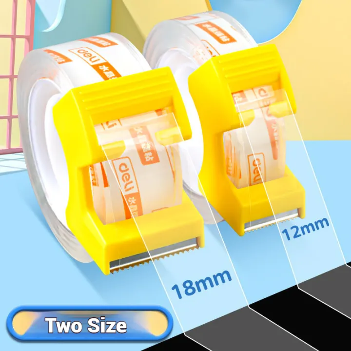 Deli%202%20Rolls%20Transparent%20Tape%20with%20Dispenser%20Clear%20Tape%20Rolls%20Office%20Tape%20Refills%20for%20Desk,%20Craft,%20and%20%20Wrapping%EF%BC%8CStationery%20-%20Image%202