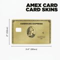 Pack Of Three AMEX Card Skins|Black+Platinum+Golden Amex Set|Custom ATM Skins for All bank Cards. 