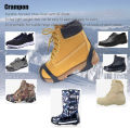 Anti-Skid Snow Shoe Cover, Climbing Crampons, Spikes, Ice Grips, Cleats, Non-Slip Shoe Covers, Winter Walk, 1Pair. 