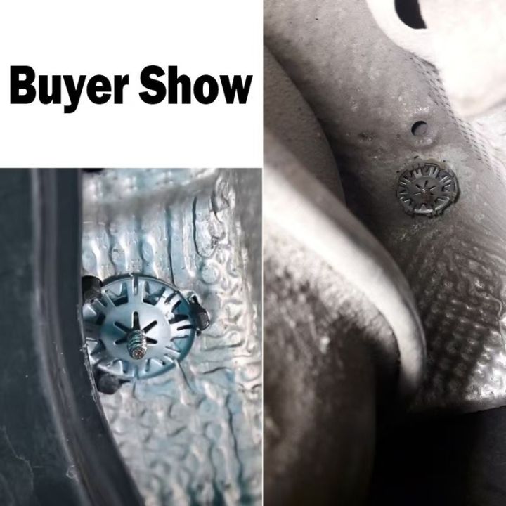 20Pcs%20Undertray%20Exhaust%20Heat%20Shield%20Metal%20Spring%20Washer%20Fixing%20Clip%20Nut%20Insulating%20METAL%20CLAMP%20Car%20Parts%20Ready%20Stock%20-%20Image%205