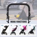 Baby stroller armrest Stroller Bumper Bar Adjustable Angle Armrest Handle Pushchair Front Bumper Bar Handlebars Crossbar Accesso.