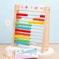 Wooden Abacus For Kids Mathematics Learn , Count, Addition, Multiplication, subtraction. 