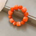 Acrylic Irregular Square Round Beaded Bracelet for Women European and American Simple Bracelet Korean Fashion Hand Accessories.