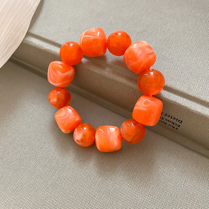 Acrylic%20Irregular%20Square%20Round%20Beaded%20Bracelet%20for%20Women%20European%20and%20American%20Simple%20Bracelet%20Korean%20Fashion%20Hand%20Accessories%20-%20Image%207