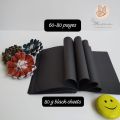 Customised black diary/ Black diary/ Friends gifts diary/ Black journal. 