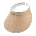 1PC Summer Sun Visors for Women Adjustable Cap Sports Sun Visors for Men Clip-On Wide Brim Visor Hats Straw Cap Suncap.