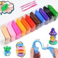 12 Fomic Play Dough - Air Dry Polymer Clay with Free Tools Fomic Polymer Light Clay Slime Playdough For Kids With Free Tools 100% Imported Made. 