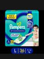 Pampers Diapers for Baby Pants Large 36 pcs for 9 to 14 kg Weight Baby. 