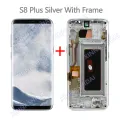 AAA+ New OLED for SAMSUNG Galaxy S8 Plus G955A G955U G955F LCD Display Touch Screen Digitizer Replacement With Frame For S8+. 