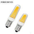 Ultra Bright E12 E14 Led Lamp AC220V 110V 2W 4W Filament Light 360 Degree LED Bulb Replace Halogen 40W Chandelier Lights. 