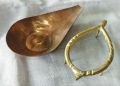Copper Arga Set - Copper Arga And Brass Trikuti. 
