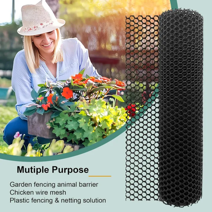 Heavy-Duty%20Plastic%20Chicken%20Black%20Wire%20Fence%20Mesh%20for%20Gardening,%20Barrier%20Netting,%20Poultry%20Dogs%20Rabbit%20Fencing%20-%20Image%203