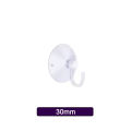 20pcs Suction Cup Hooks Strong Suction Cup Holder with Plastic Hook for Glass Window Wall Hook Hanger Household Kitchen Bathroom. 
