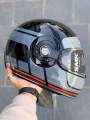 Smk Retro Classic Helmet With Antifog. 