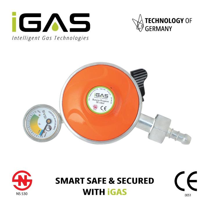 IGAS%20LPG%20Gas%20Safety%20Regulator%20With%20Meter%20%E2%80%93%20Leak%20Indicator,%20Auto%20Shut-Off,%20German%20Technology%20%E2%80%93%20NS%20Certified%20-%20Image%202