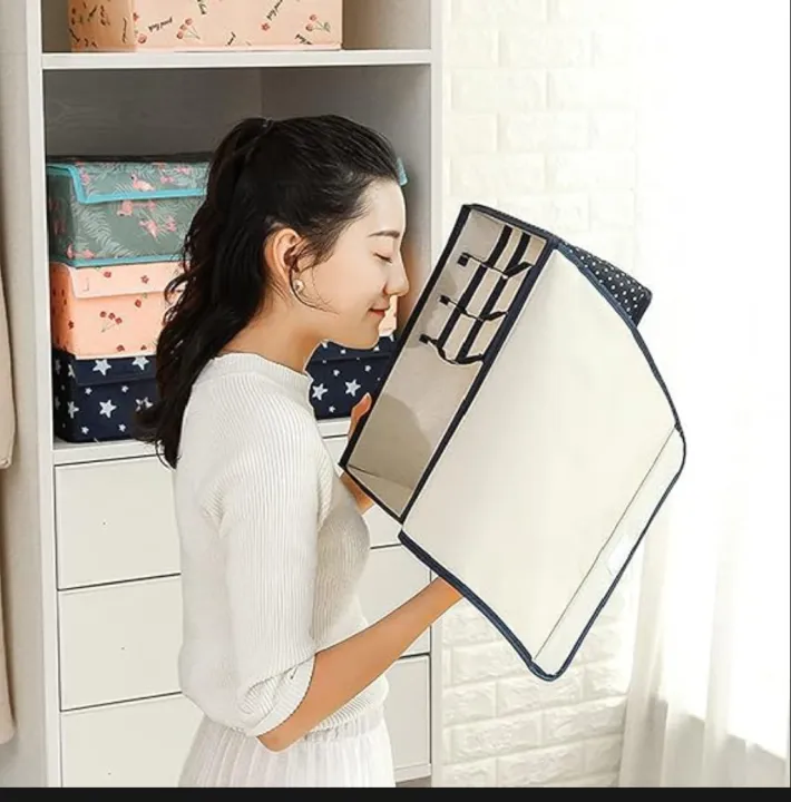 Oxford%20Cloth%20Drawer%20Organizer%20Foldable%20Underwear%20Socks%20Bra%20Storage%20Box%20With%20Cover%20Blue%20-%20Image%204