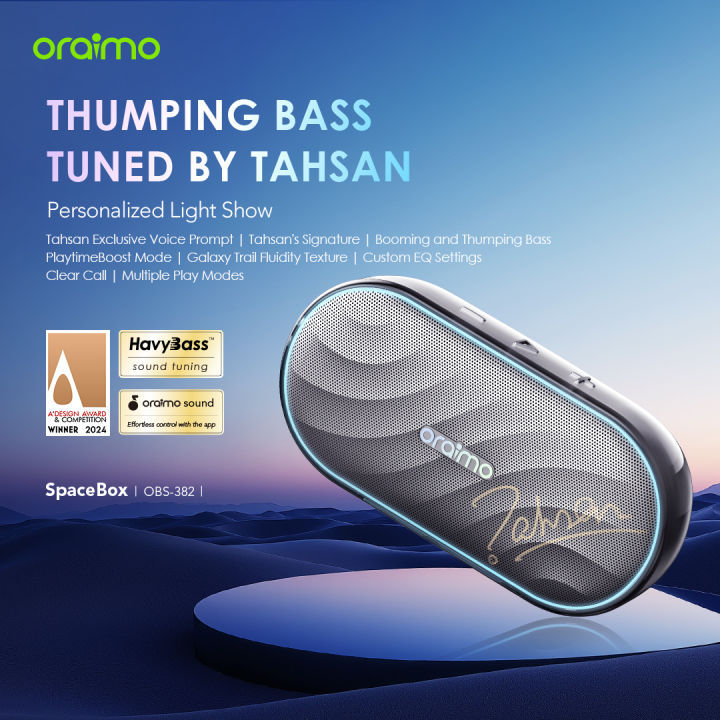 Oraimo SpaceBox FM with Customizable Lights and EQ Speaker (OBS-382)