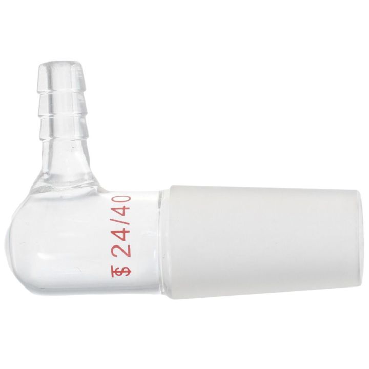 Borosilicate%20Glass%2090%20Degree%20Vacuum/Gas%20Adapter,%20Bent%20Inlet%20Adapter%20with%2024/40%20Inner%20Joint%20and%20Hose%20for%20Laboratory%20Lab%20Supply%20-%20Image%202