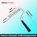 American Style Roller Brush Plastic Handle Birdcage Bracket With Long Medium And Short Bristles Multiple Roller Cores To Choo. 