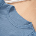Summer Baby Cute Girl Fly Sleeve Shorts T-Shirt Set Ruffle Costume Set Kids Kids Shorts Casual Wear Oufits. 