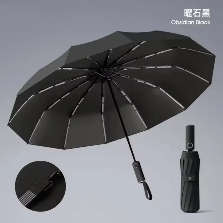 12%20Ribs%20High%20Quality%20Auto-Folding%20Wooden%20Handle%20Umbrella%20Reinforced%20Dual-Use%20Windproof%20Large%20Sun%20Rain%0AUmbrella%20Men%20And%20Women%20-%20Image%209