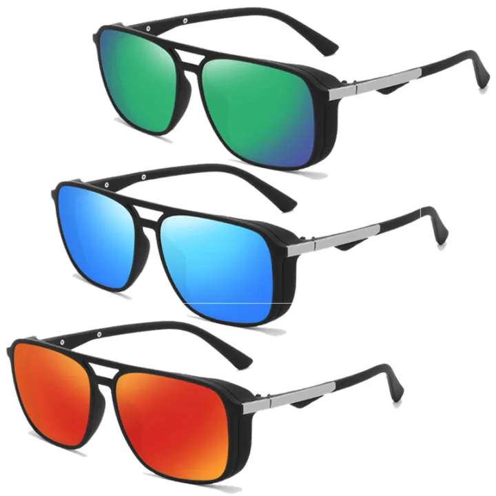 SEAMERGO%203PCS%20Large%20Frame%20Square%20Polarized%20Sunglasses%20Man%20High-end%202025%20Ultraviolet-proof%20Travel%20Beach%20Women's%20Grade%20Glasses%20-%20Image%207